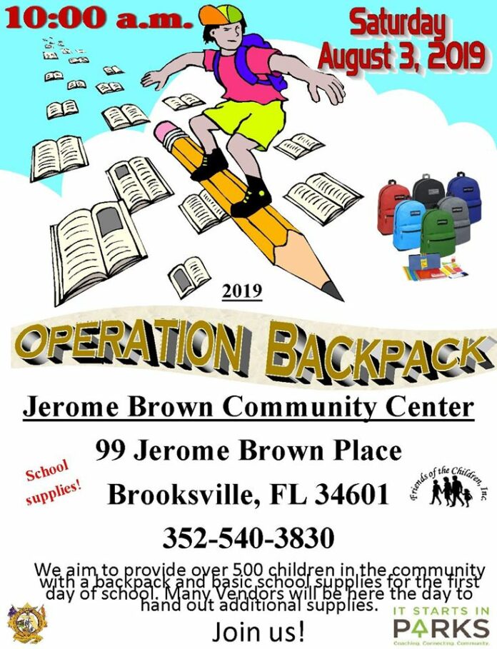 Operation Backpack 2019