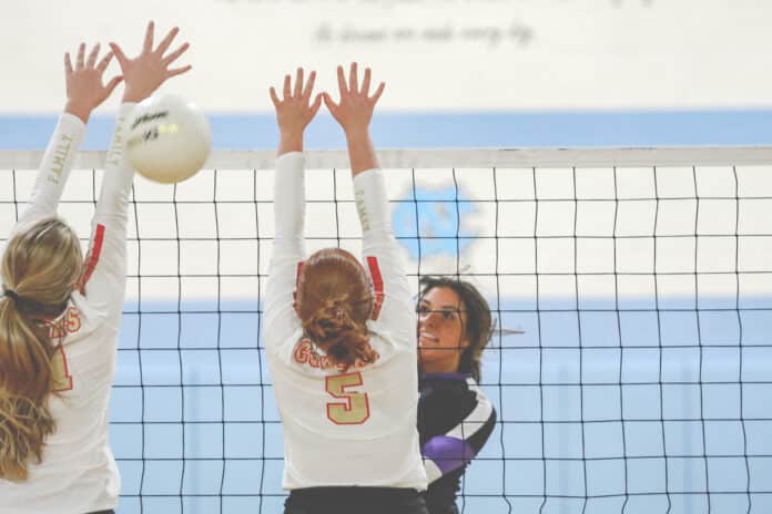 Hernando took on Hudson during the Preseason Volleyball Classic at Nature Coast Tech on August 13.