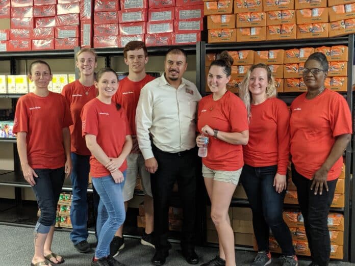 The Winn Dixie Team (L to R):  Kelly Ridgeway, Aryanna Boyer,  Jessica Davison, Josh Coley, John Orozco (Manager),  Jenn Wolfe, Angela Schifini, Isabell Mathis