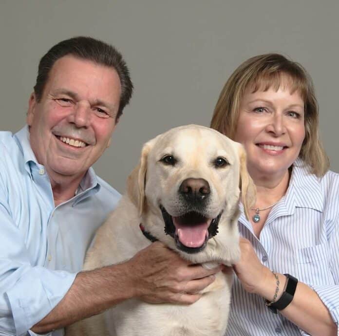 Accent Insurance Staff with their dog