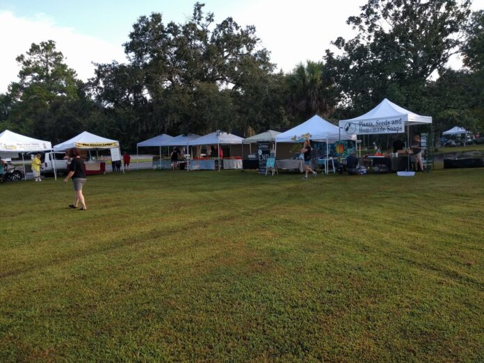 Long view of the Brooksville Farmer's Market