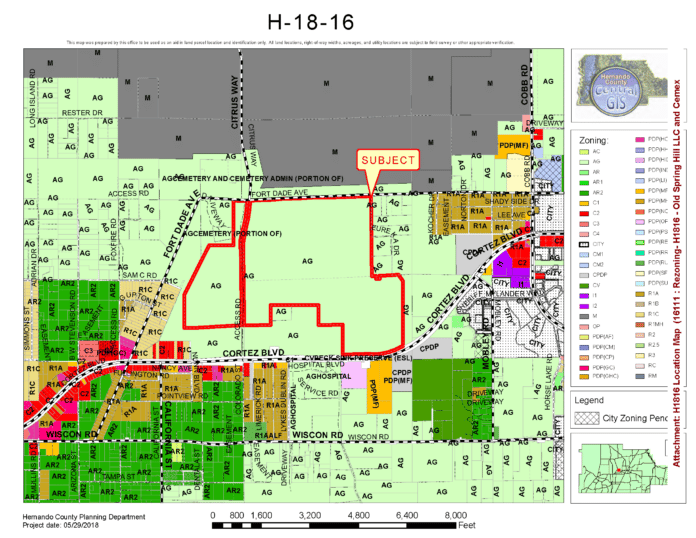 Zoning map