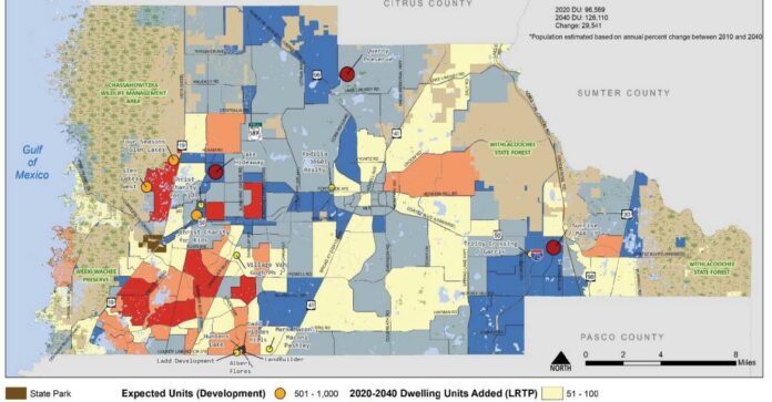 Hernando County Planning Map