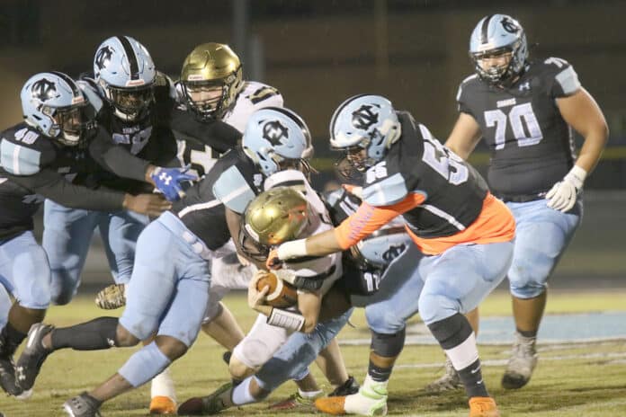 Nature Coast won the regional quarter-finals on their home field 28-6 against Citrus. They advance to the Semi-Finals on November 15th at Jones High School in Orlando, FL.