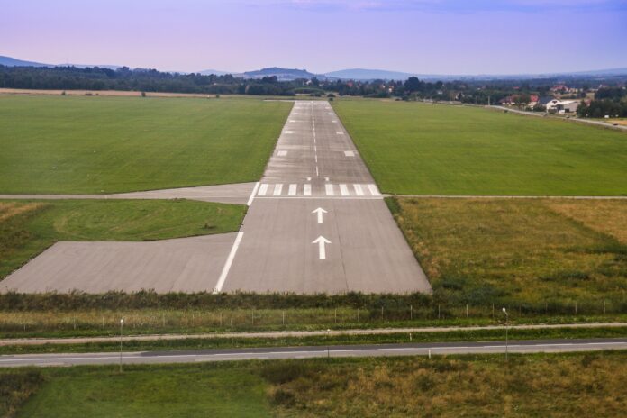 Stock Photo - airport runway