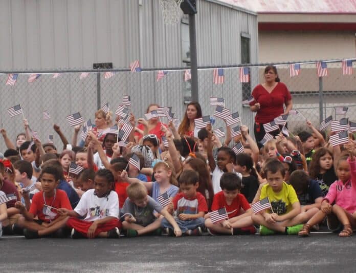 Westside Elementary School students