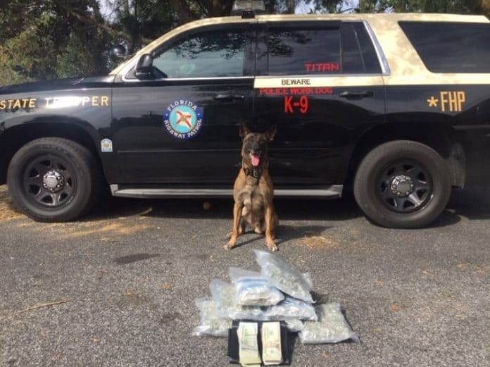 Troop C Drug Arrest and FHP K-9 “Titan