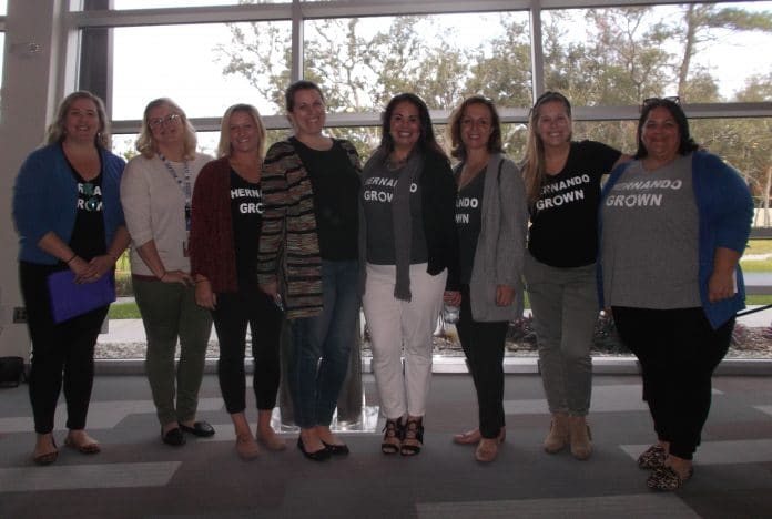 Conference Planners: L-R: Beth Lastra, Kara Trowell, Nicole Blair, Melissa Wilkerson, Yamil Figueroa, Nicola Barlow, Teresa Morris, Sophia Watson.