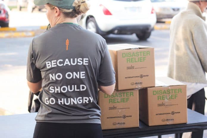 Feeding Tampa Bay new food distribution methods; Photo Courtesy of Shannon Oliviero, External Affairs Officer Feeding Tampa Bay