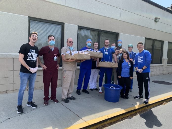 Great Life Church donated 50 Culver's lunches to the ER staff at Oak Hill Hospital. Pictured in the photo are Great Life volunteers with ER staff.