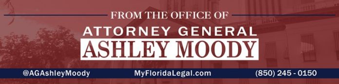 Attorney General Ashley Moody logo and header