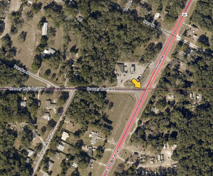 road work at County Line road and SR 41