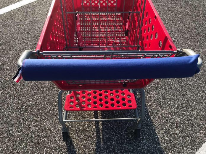 Germ Buffer on a grocery cart