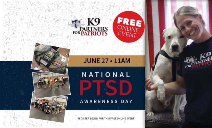 The K9 Partners for Patriots Virtual Open House, scheduled Saturday, June 27, 11 AM - 2 PM EDT, is a free online event meant to introduce the Hernando community to a valuable service for area vets.