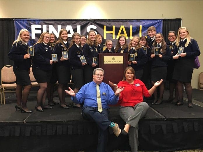2019 Florida FFA State Convention, and all competing members after the award ceremony
