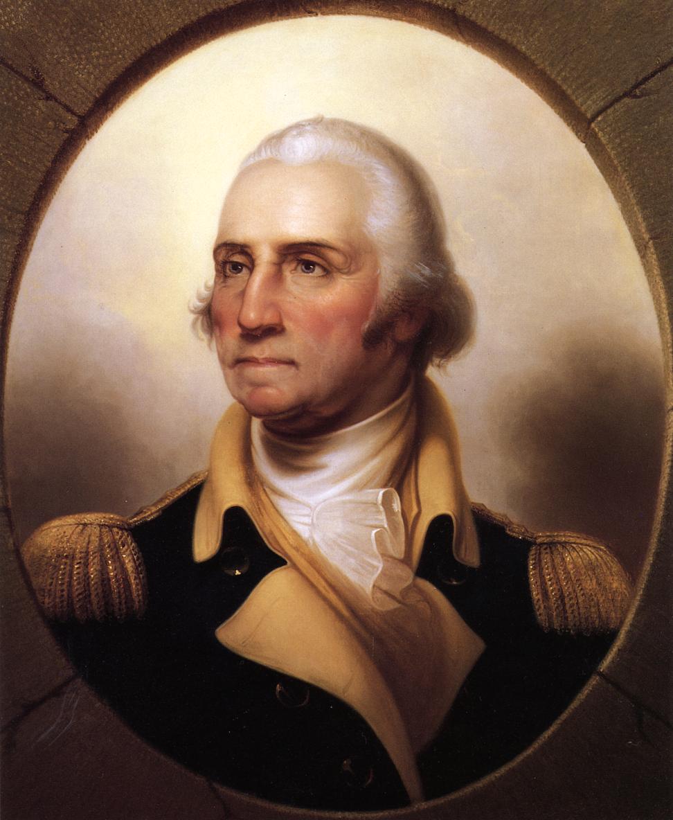1850 portrait of George Washington by Artist Rembrandt Peale