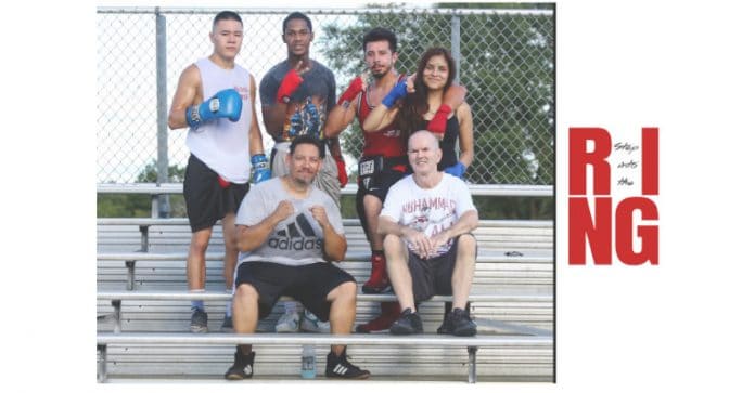 Bottom row: Coach Felix Montanez and trainer Larry Thorogood