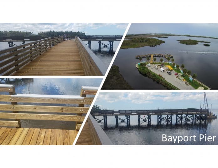 Bayport Pier CIP Project completed in 2020. Source: Hernando County Capital Improvement Plan Slide Presentation - Sept. 8, 2020