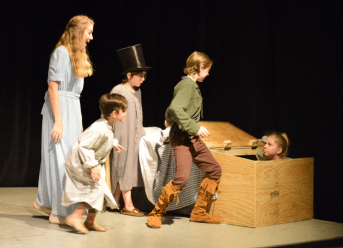 Two performances of a new one act version of Live Oak's Peter Pan were held in July.  It was so encouraging to “put on a show” again after being dark for so many months!