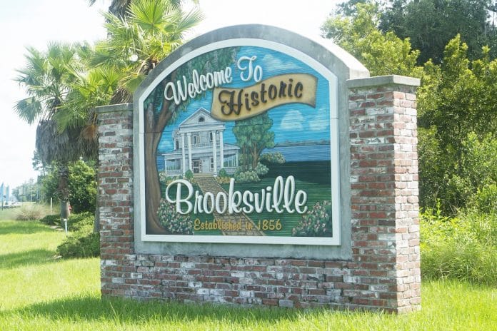 Entry to Brooksville