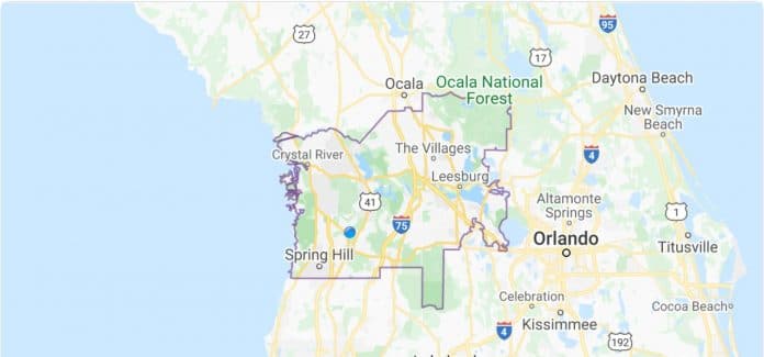 Google map showing the boundaries of Florida's 11th District.  According to govtrack.us:  The United States is divided into 435 congressional districts, each with a population of about 710,000 individuals. Each district elects a representative to the U.S. House of Representatives for a two-year term. Representatives are also called congressmen/congresswomen.