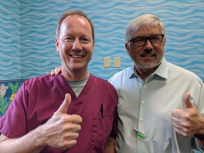 Dr. David Miller (L) and Dr. Mark Denner (R)