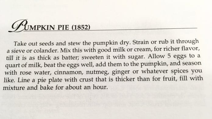 Pumpkin pie recipe 