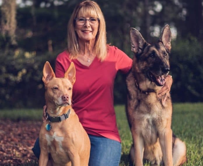 Mary Peter, Founder of K9 Partners for Patriots and Her Pups.