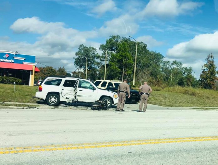 Fatal Motorcycle Crash 12/17/20 Spring Hill Drive/Linden Drive Photo Courtesy of HCSO