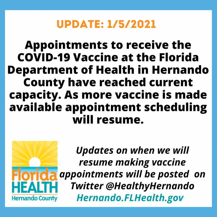 Florida Health Hernando County update
