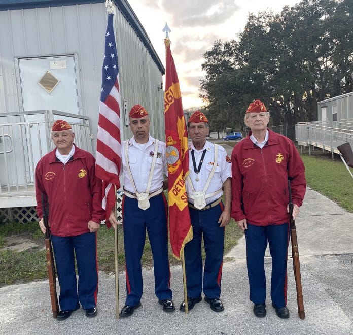 The Marine Corps Color Guard