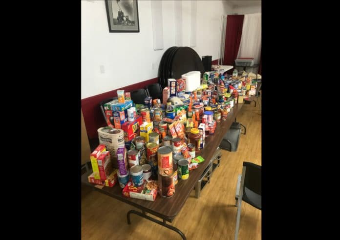Food collected by Pack 708