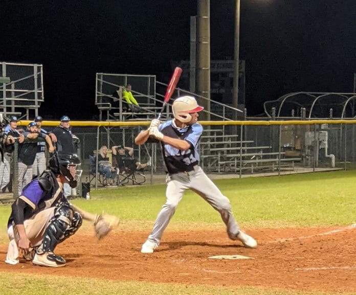 NCT's Dom Gattinella at the plate. April 14, 2021.