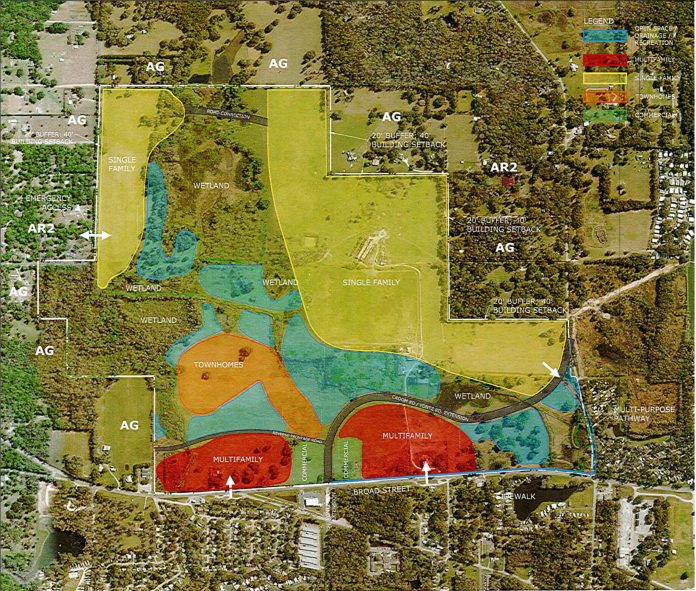 Proposed Site Map of Milk-A-Way Farms Property