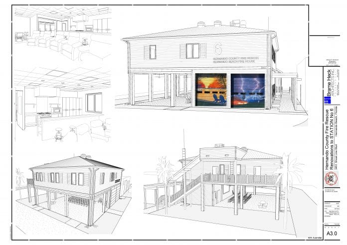 Station 5 exterior 3D views