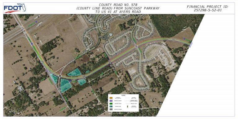 The Ayers Road extension project includes a new entrance alignment and traffic signal to the Trillium subdivision.  