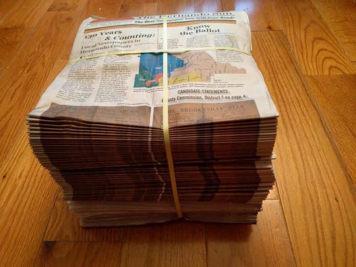 Bundle of Newspapers