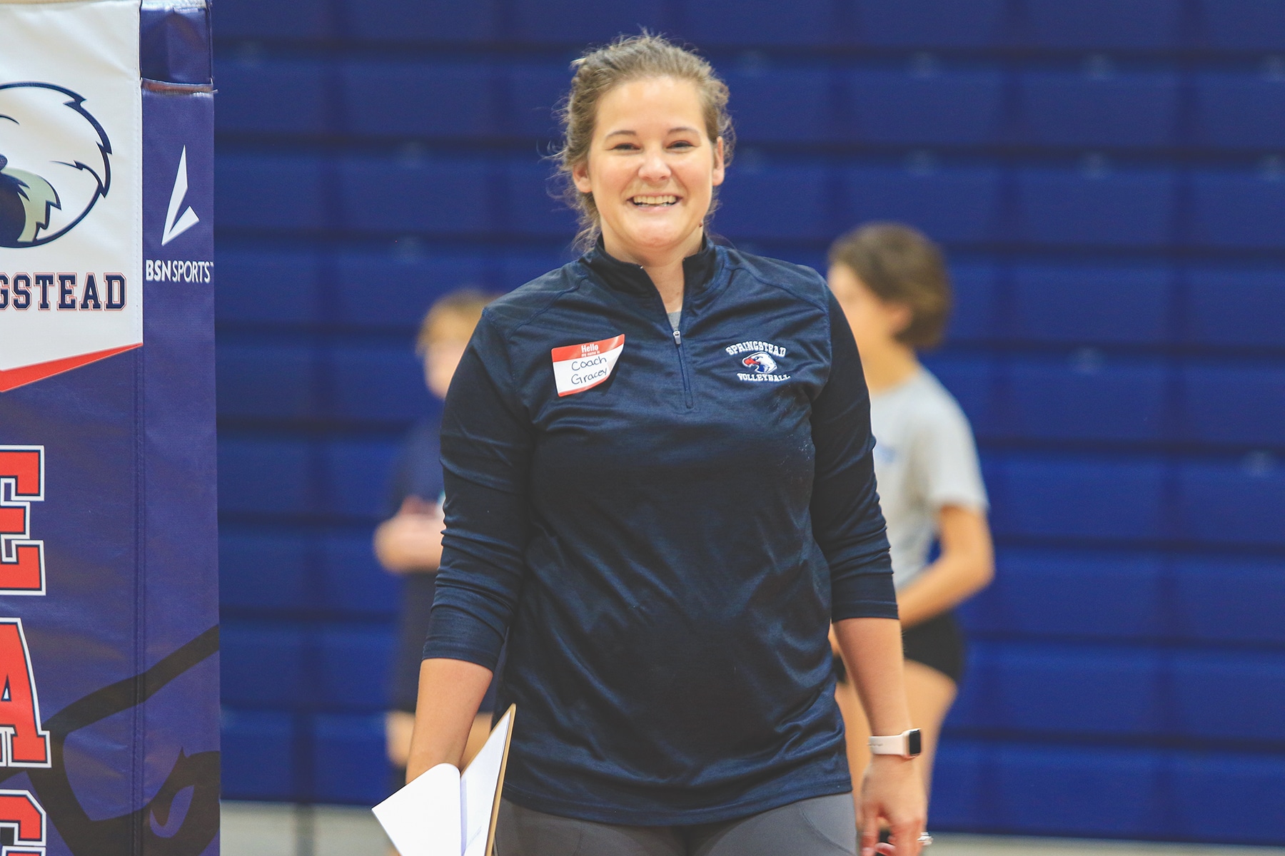  Andrea Gracey is going into her third season as Springstead Volleyball Coach. She is focused on rebuilding her team and taking baby steps to accomplish that.