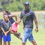 Goodson invited former NFL player Robert Baker as a special guest to help with the camp. “Tyrone is like a big brother; he did a good job of being a big brother to me while I was in college,” Baker said.