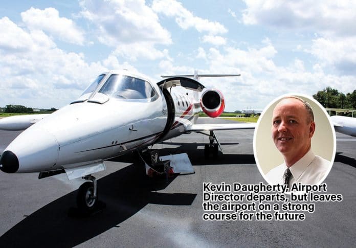 Kevin Daugherty, Airport  Director departs, but leaves the airport on a strong course for the future