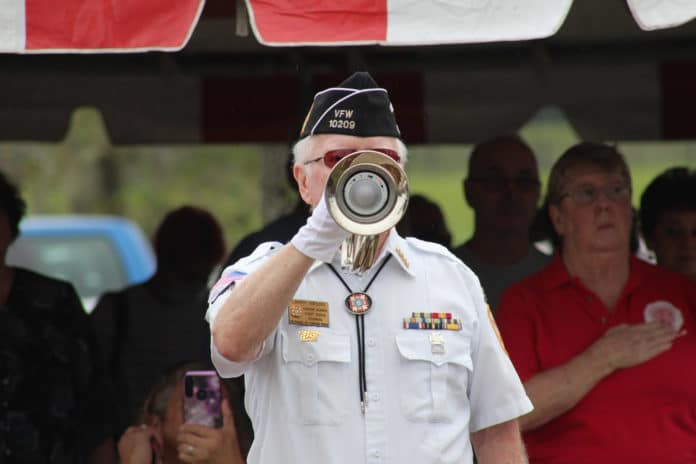 Taps performed by Larry Gross