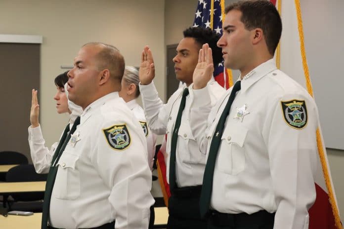 New HCSO deputies are sworn in. Photo by HCSO.