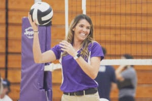 Hernando’s volleyball coach Hailey Werkmeister. Photo by Alice Mary Herden