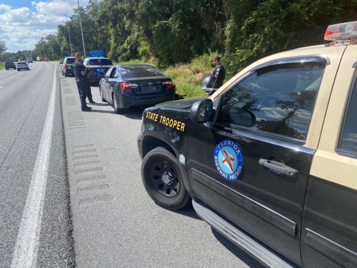 FHP Trooper stops a human smuggler on Oct. 21, 2021