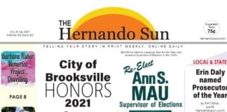 Hernando Sun Front Page Oct. 8, 2021