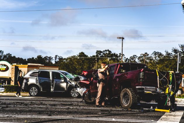 FHP Crash Investigator on scene