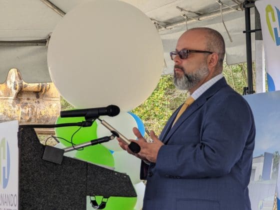 Daniel Abou-Jaoude, Vice President of Skanska Corporation makes remarks