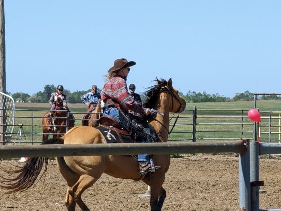 Cowboy Mounted Shooting at FAWE 2022.