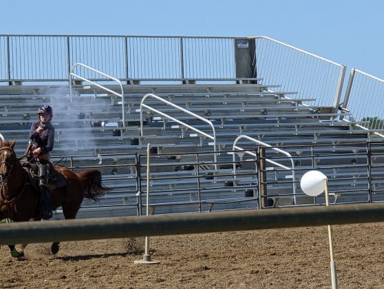 Cowboy Mounted Shooting at FAWE 2022.