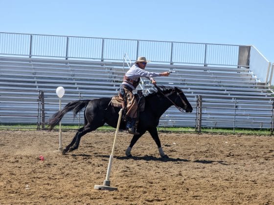 Cowboy Mounted Shooting at FAWE 2022